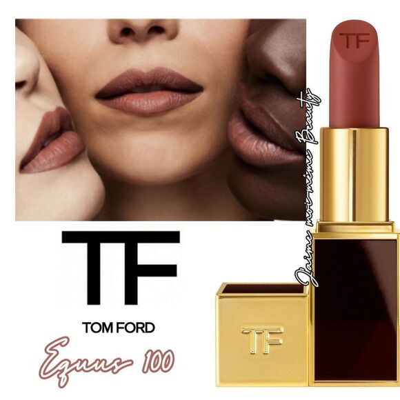 Tom Ford Satin Lipstick In EQUIS (Nude Rosey Brown) - Picture 1 of 17